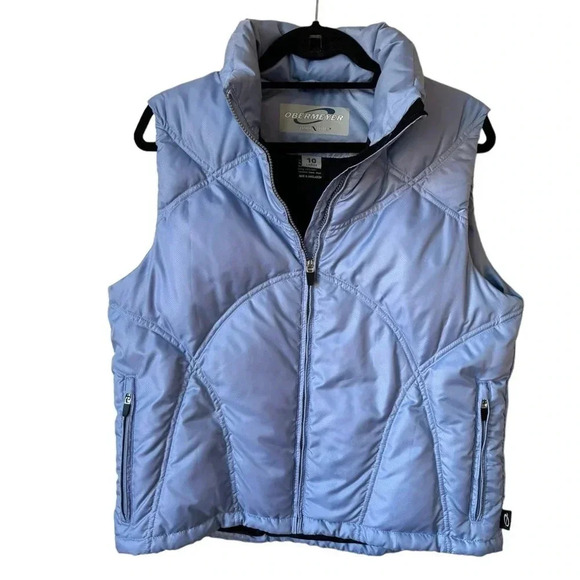 Obermeyer Full Vest Puffer Vest Hiking Sking Ladies Size 10 - Picture 3 of 13